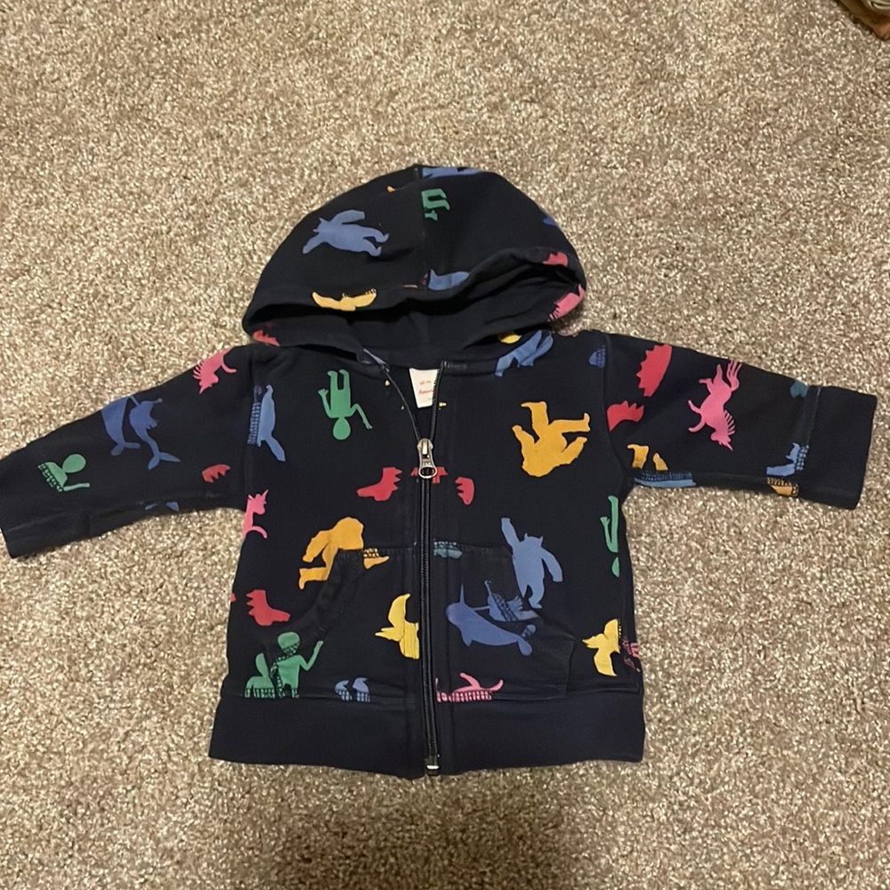 Boys Hanna Anderson zip up sweatshirt